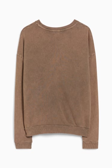 Teens & young adults - CLOCKHOUSE - sweatshirt - brown-melange