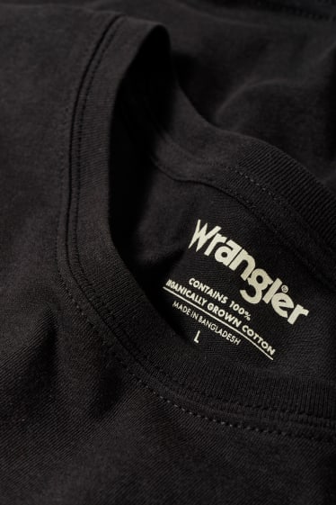 Herren - Wrangler - T-Shirt - schwarz
