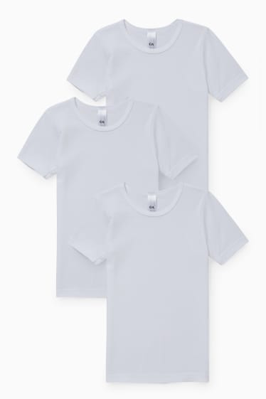 Bambini - Confezione da 3 - maglietta intima - bianco