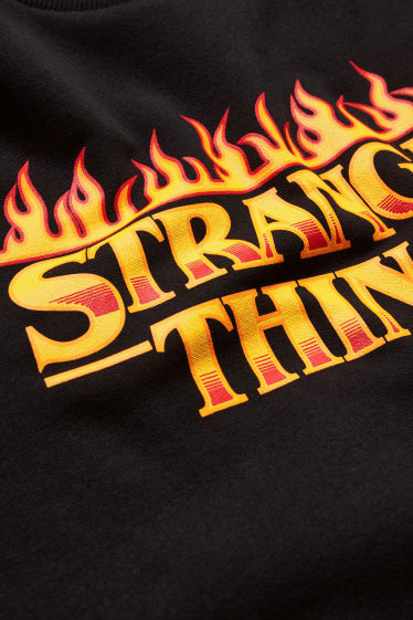 Kinder - Stranger Things - Sweatshirt - schwarz