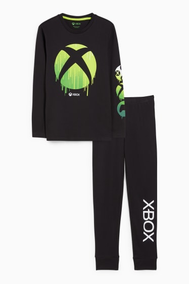 Niños - Xbox - pijama - 2 piezas - negro