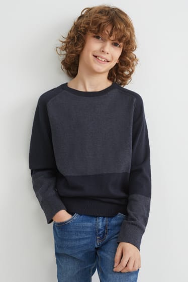 Kinder - Pullover - dunkelblau