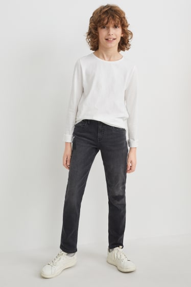 Bambini - Slim jeans - LYCRA® - jeans grigio scuro