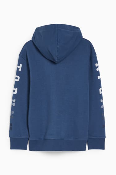Enfants garçons - Sweat à capuche - bleu foncé