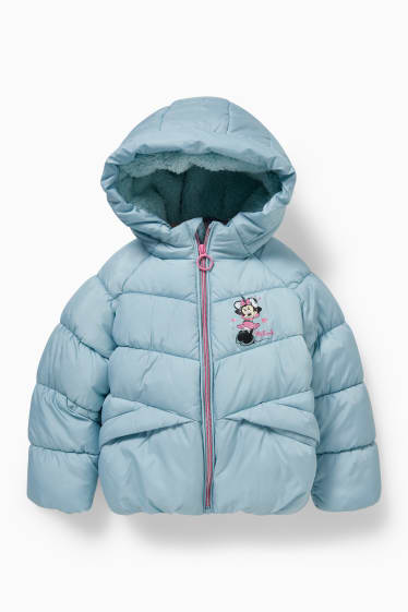 Bambini - Minnie - giacca trapuntata con cappuccio - azzurro