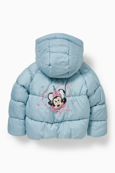 Bambini - Minnie - giacca trapuntata con cappuccio - azzurro