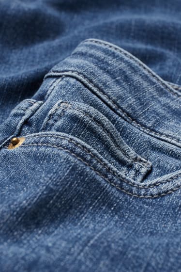 Dámské - Slim jeans - mid waist - termo džíny - LYCRA® - džíny - modré