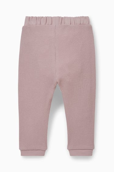 Bébés - Pantalon de jogging bébé - rose