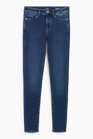 Mujer - Skinny jeans - mid waist - vaqueros térmicos - LYCRA® - vaqueros - azul