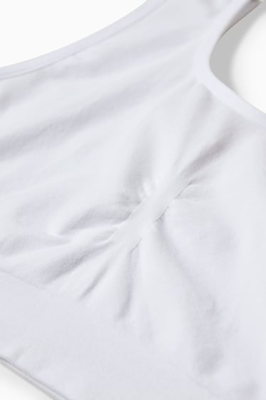 Damen - Bustier - seamless - weiss