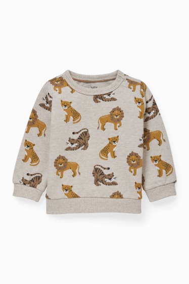 Baby Jungen - Baby-Sweatshirt - hellbeige