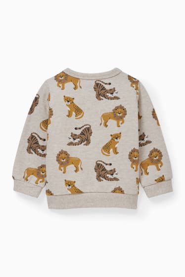 Baby Jungen - Baby-Sweatshirt - hellbeige