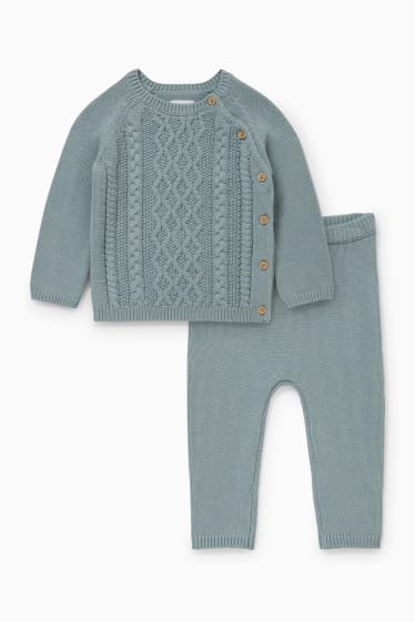Babys - Baby-Outfit - 2 teilig - mintgrün