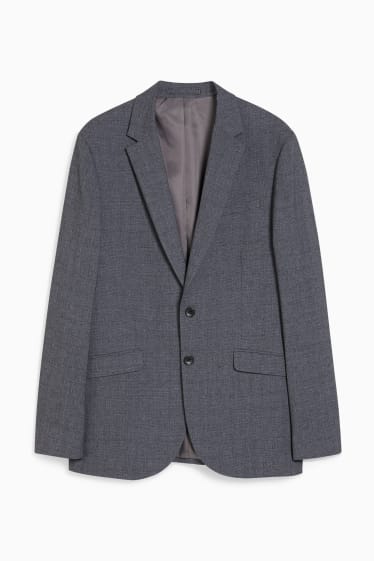 Hommes - Veste de costume - slim fit - Flex - LYCRA® - gris foncé