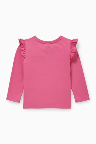 Kinderen: meisjes - Paw Patrol - longsleeve - fuchsiarood