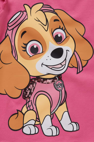 Kinderen: meisjes - Paw Patrol - longsleeve - fuchsiarood
