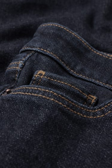 Dames - Slim jeans - mid waist - thermojeans - LYCRA® - jeansdonkerblauw
