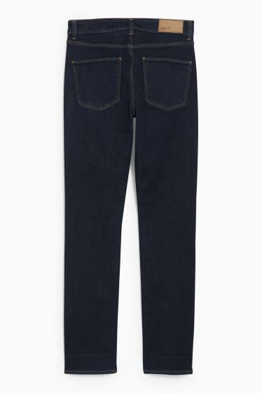 Dames - Slim jeans - mid waist - thermojeans - LYCRA® - jeansdonkerblauw