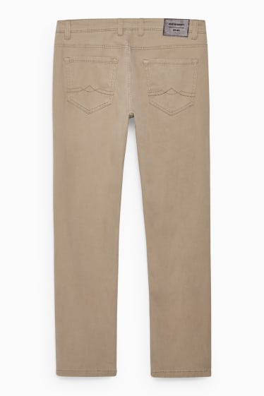 Hommes - Pantalon chaud - regular fit - LYCRA® - beige