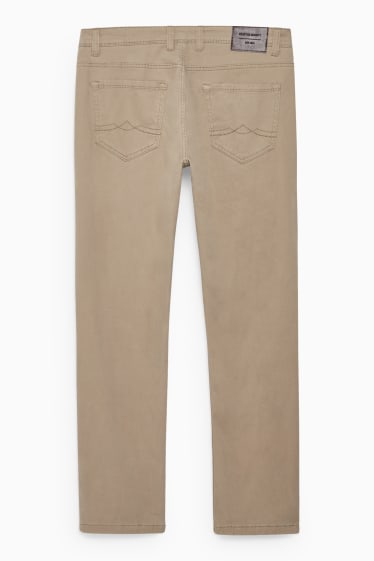 Uomo - Pantaloni termici - Regular Fit - LYCRA® - beige