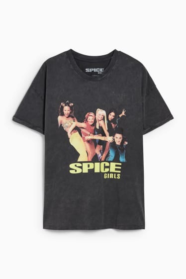 Dames - CLOCKHOUSE - T-shirt - Spice Girls - zwart