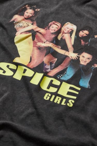 Dames - CLOCKHOUSE - T-shirt - Spice Girls - zwart