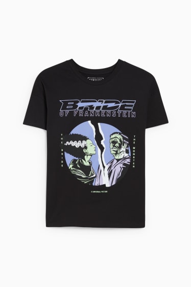 Mujer - CLOCKHOUSE - camiseta - Frankenstein - negro