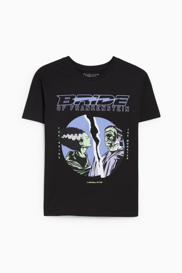 Femei - CLOCKHOUSE - tricou - Frankenstein - negru