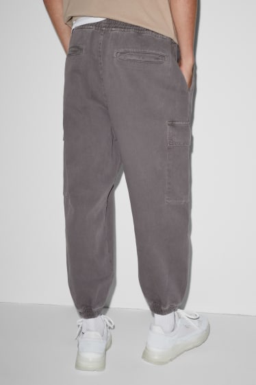 Uomo - CLOCKHOUSE - pantaloni cargo - loose fit - grigio