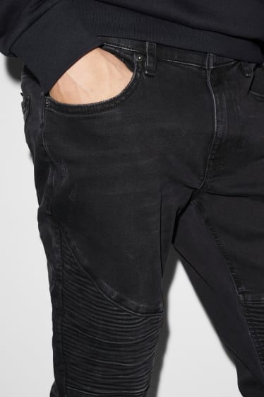 Uomo - CLOCKHOUSE - skinny jeans - LYCRA® - nero