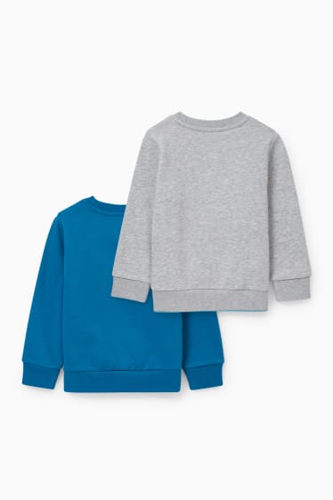 Enfants - Lot de 2 - sweats - bleu