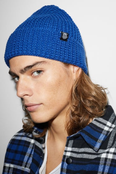 Men - CLOCKHOUSE - knitted hat - dark blue