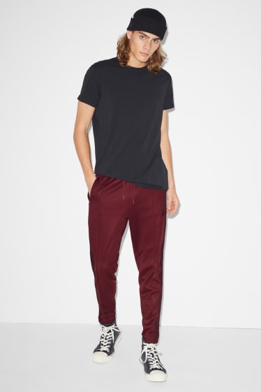 Uomo - CLOCKHOUSE - pantaloni sportivi - rosso scuro