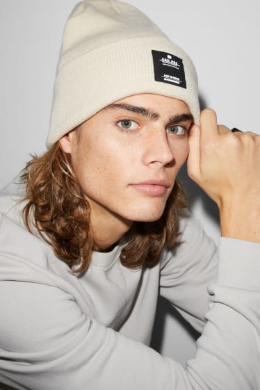 Hommes - Bonnet - beige