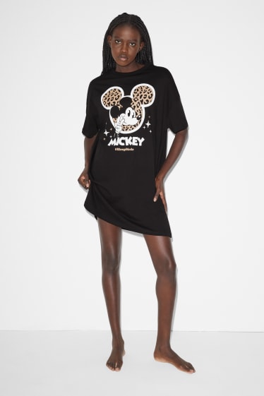 Mujer - CLOCKHOUSE - camisón - Mickey Mouse - negro