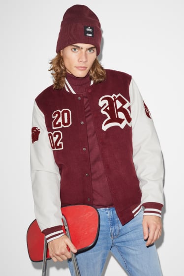 Men - CLOCKHOUSE - bomber jacket - bordeaux