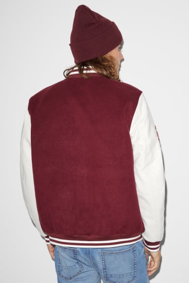 Men - CLOCKHOUSE - bomber jacket - bordeaux