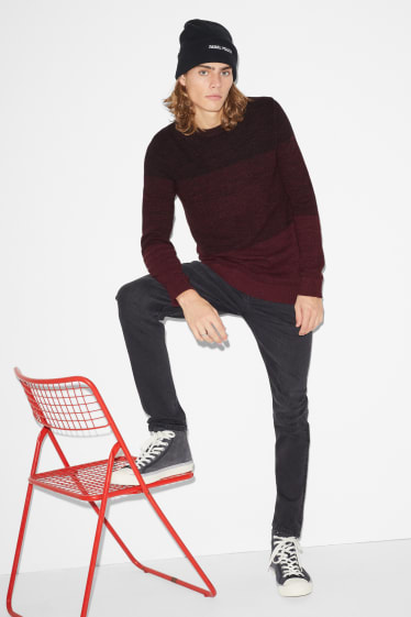 Men - CLOCKHOUSE - jumper - dark red