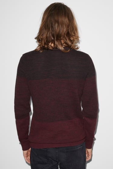 Uomo - CLOCKHOUSE - maglione - rosso scuro
