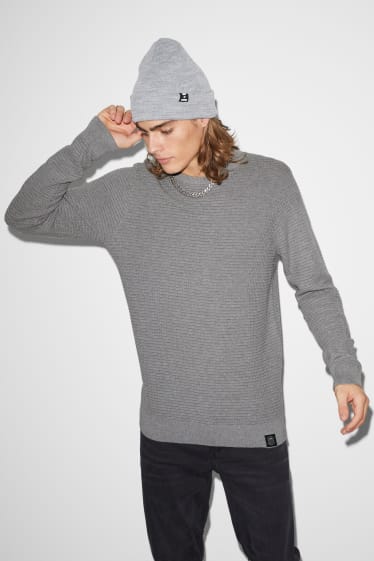 Hommes - CLOCKHOUSE - pull - gris