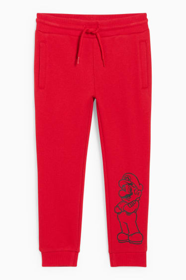 Enfants - Super Mario - pantalon de jogging - rouge