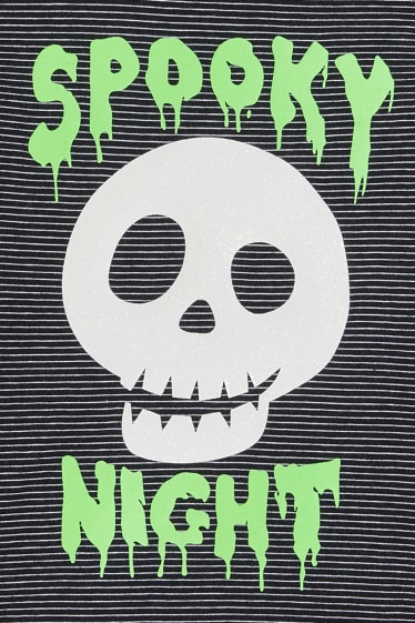 Kinderen: jongens - Set - longsleeve en muts - 2-delig - zwart
