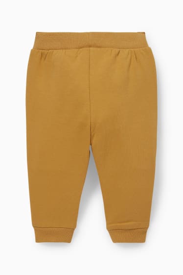 Miminka - Teplákové kalhoty pro miminka - světle hnědá