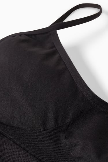 Mujer - Pack de 2 - bustiers - sin costuras - LYCRA® - negro