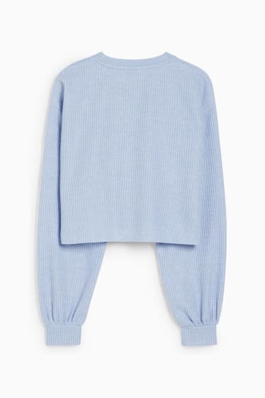 Dona - CLOCKHOUSE - jersei crop - blau clar