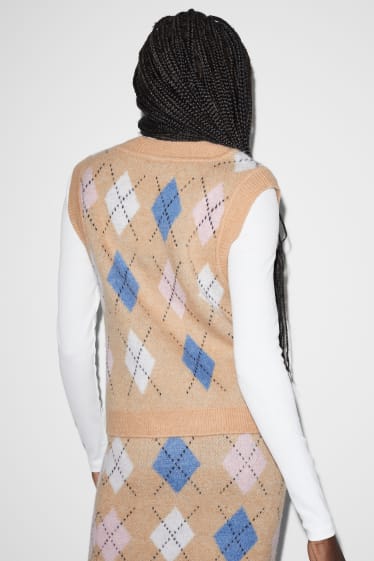 Femmes - CLOCKHOUSE - pull sans manches - beige