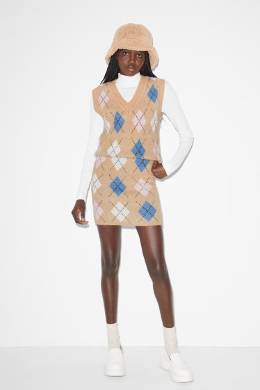 Damen - Rock - beige