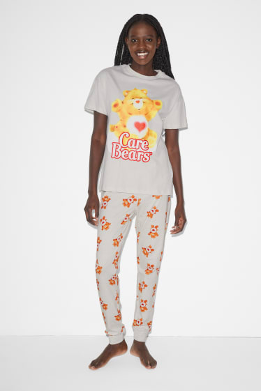 Ados & jeunes adultes - CLOCKHOUSE - pantalon de pyjama - Bisounours - blanc