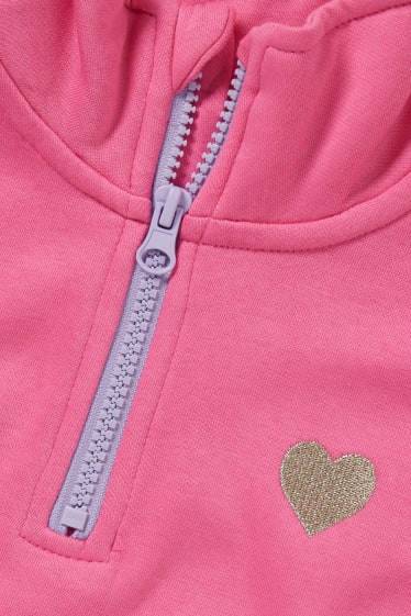 Enfants filles - Ensemble - sweat et pantalon de jogging - deux pièces - rose
