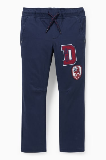 Kinder Buben - Dino - Hose - Slim Fit - dunkelblau